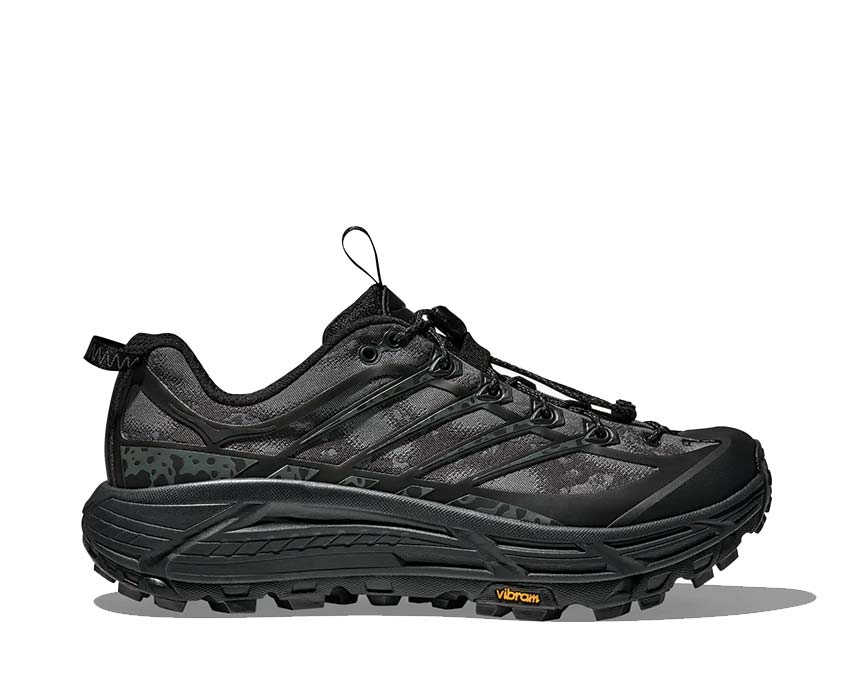 HOKA Mafate Three2 Black Carbon — running unisexe semelle maximale EVA