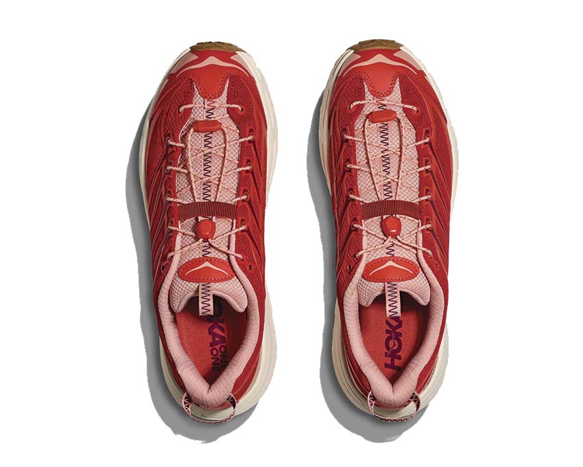 HOKA Mafate Three2 Tomato détail — matière premium