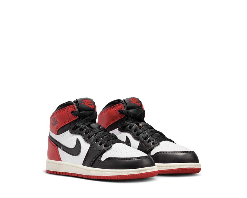 Jordan 1 Retro High OG Black Toe PS sole — rubber outsole kids Jordan 1