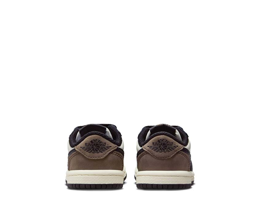 Jordan 1 Retro Low OG TD Mocha Sail outsole — white rubber sole Jordan toddler