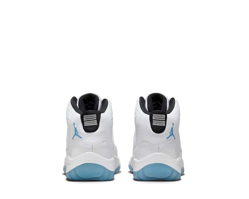 Jordan 1 Retro PS Legend Blue White détail — tige cuir legend blue PS