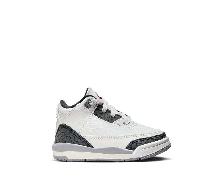 Jordan 3 Retro TD White — sneaker enfant cuir blanc Jordan 3