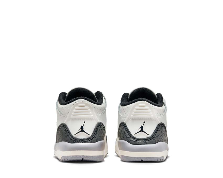 Jordan 3 Retro TD White semelle — semelle Elephant Jordan 3