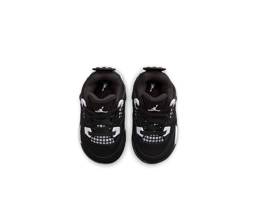 Jordan 4 Retro TD Black — vue trois quarts enfant
