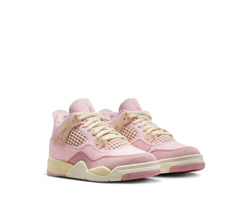 Jordan 4 Retro TEX PS Pearl Pink Carmine — sneakers semelle mousse légère enfant