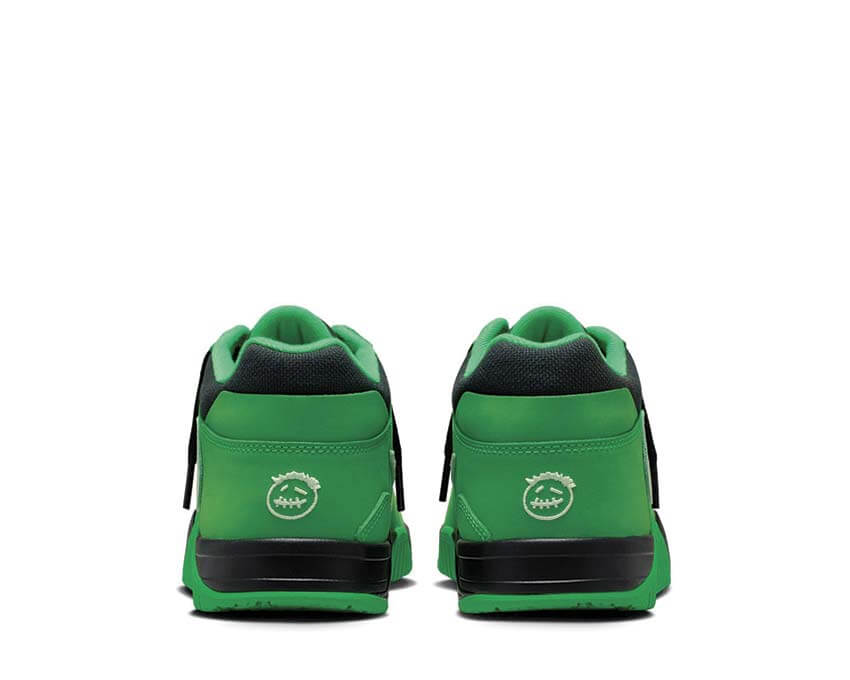 Jordan CJ1 T-Rexx x Travis Scott Green Spark détail — cactus Jack vert spark