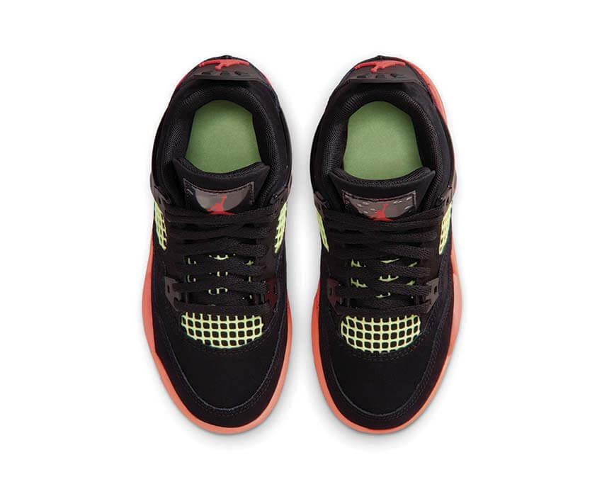 Jordan 4 Retro PS Infrared 23 Bright Mango — sneaker PS Jordan 4 noir orange
