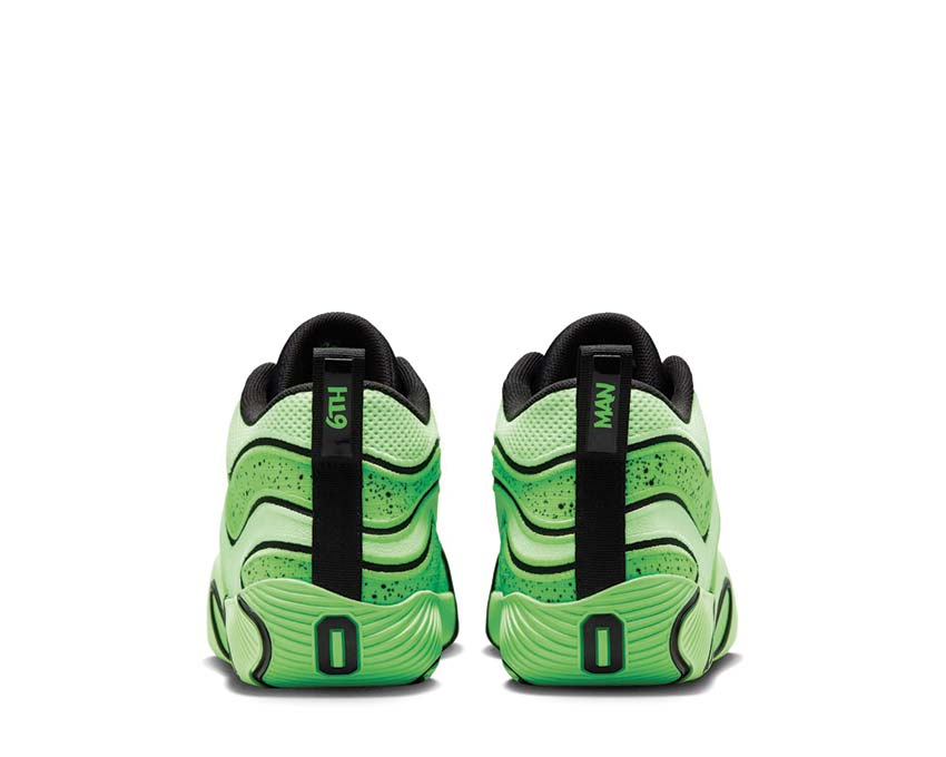 Jordan Tatum 3 Ghost Green détail — tige mesh légère