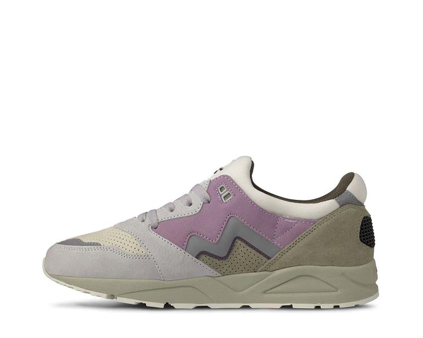 Karhu Aria 95 Dawn Blue/Orchid Petal Sohle — Fulcrum-Sohle