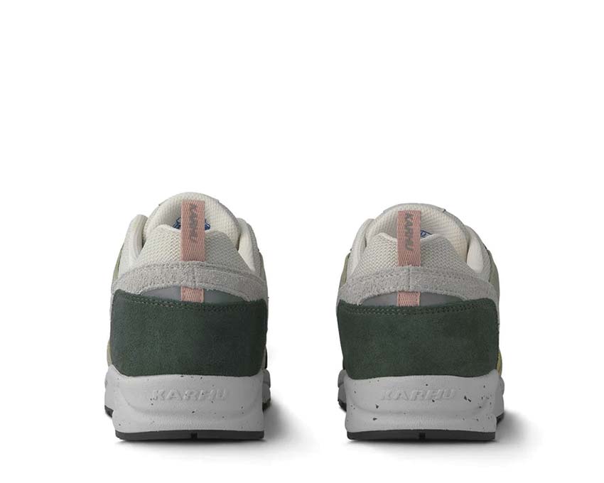 Karhu Fusion 2.0 Darkest Spruce Cameo Rose semelle — Fulcrum amorti