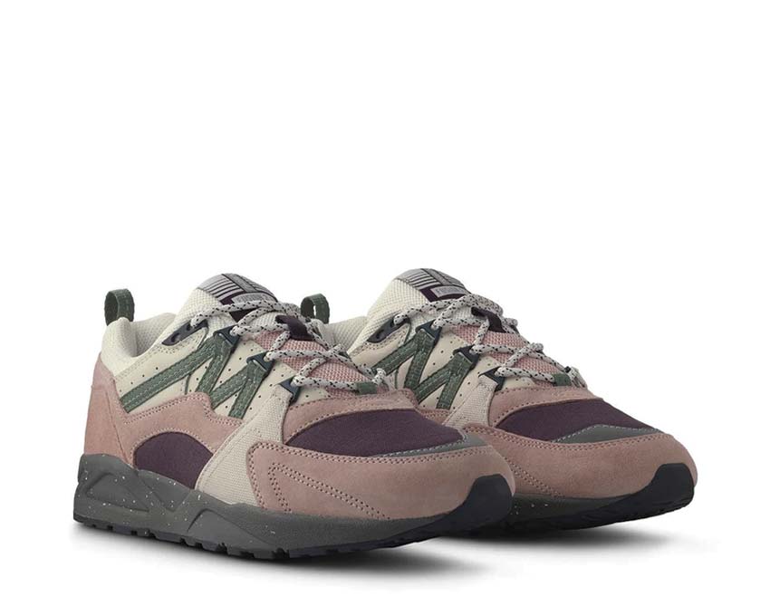 Karhu Fusion 2.0 Cameo Rose Iceberg Green vue latérale — tige bicolore
