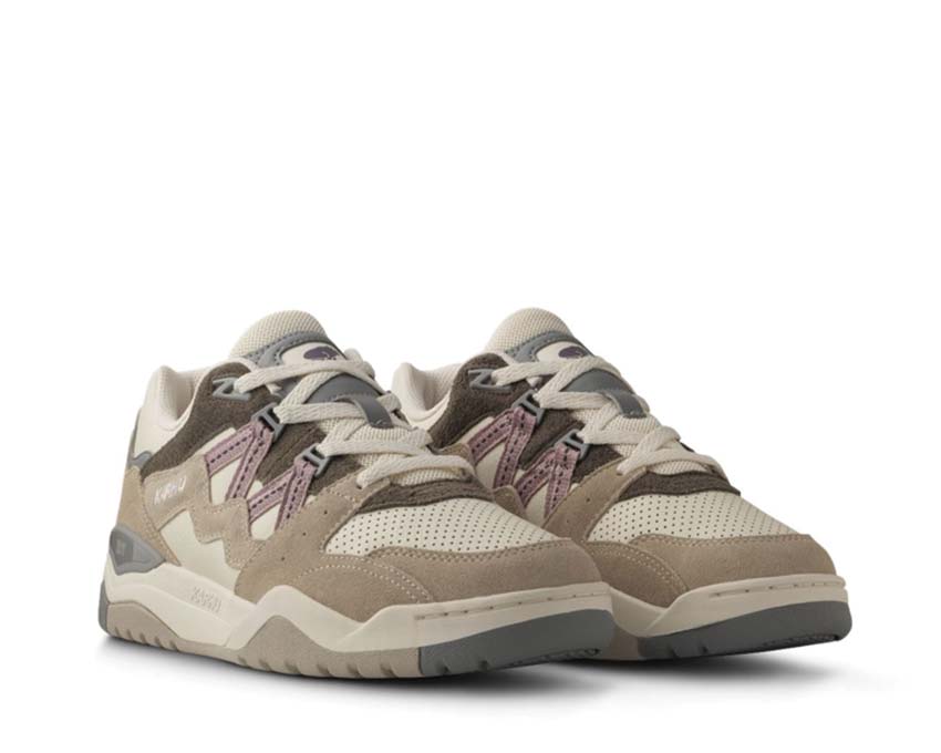Karhu Fusion XT Arctic Wolf/Quail vista lateral — mesh transpirable