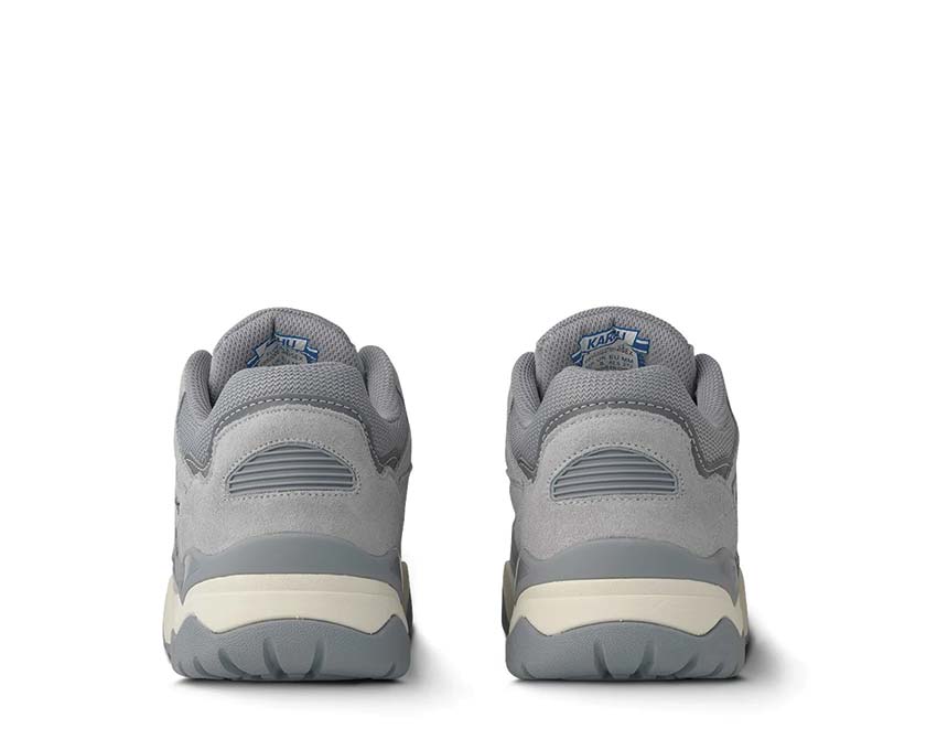 Karhu Fusion XT Lunar Rock Magnet détail — empiècements techniques premium gris