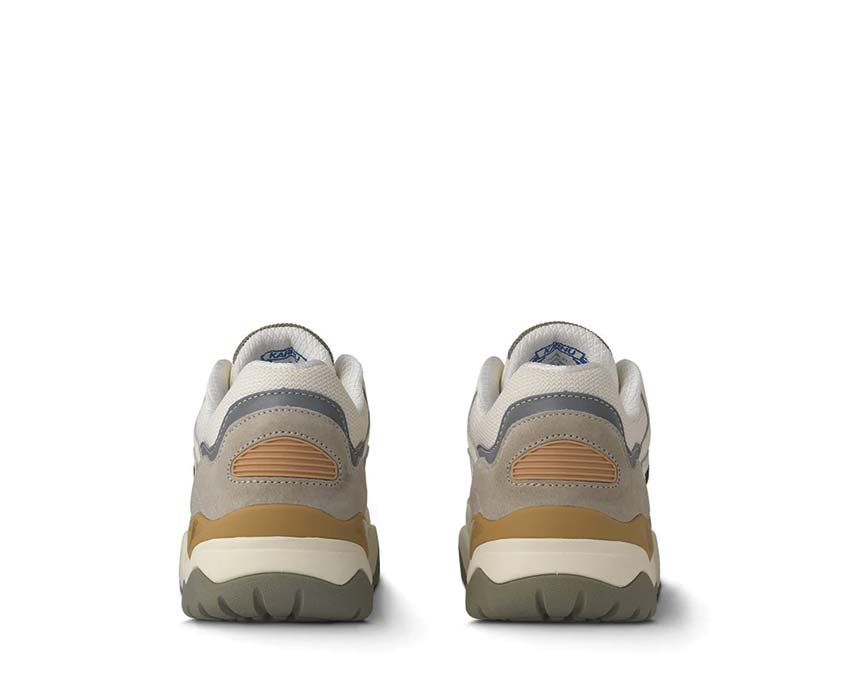 Karhu Fusion XT Winter Green détail — logo ours Karhu brodé cross training vert