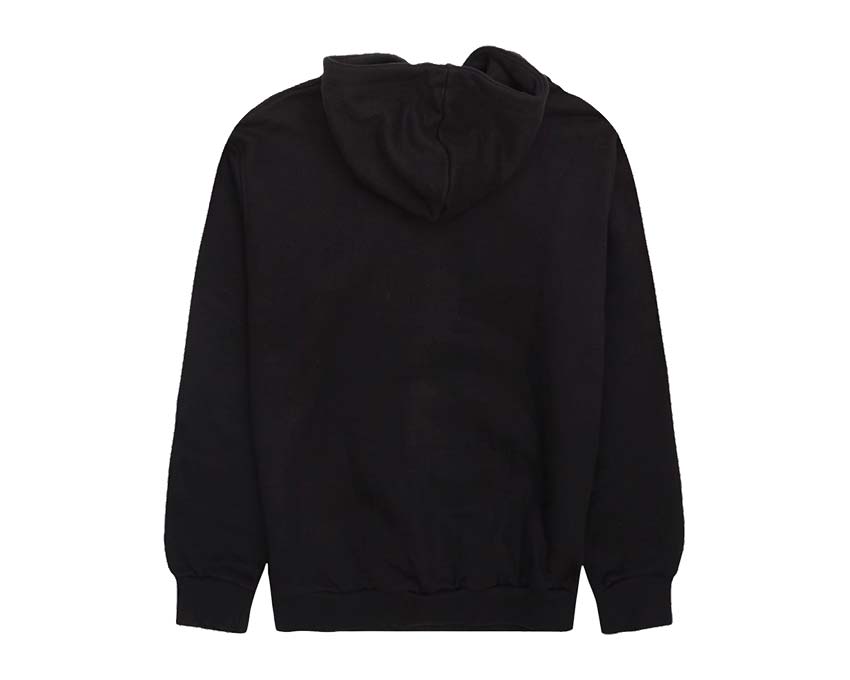 Les Deux Felipe Hoodie Black vue latérale — coton épais capuche
