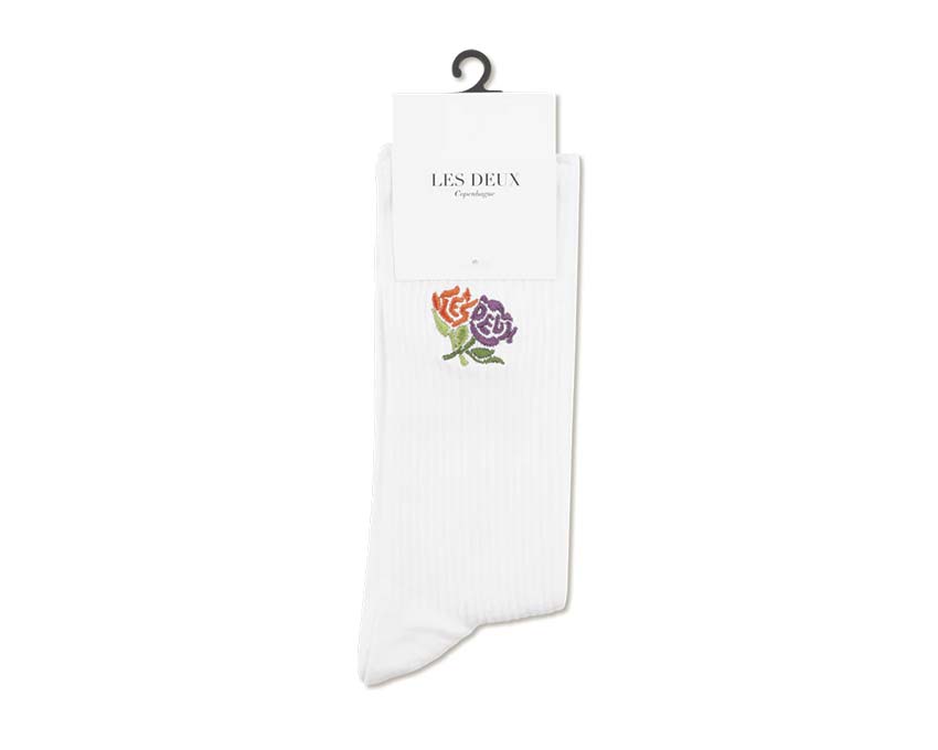 Les Deux Felipe Socks — chaussettes unisexe logo brodé qualité premium