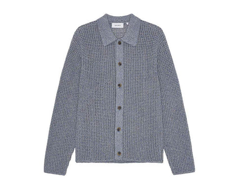 Les Deux Gerald Knitted Shirt — chemise homme en maille tricotée décontractée