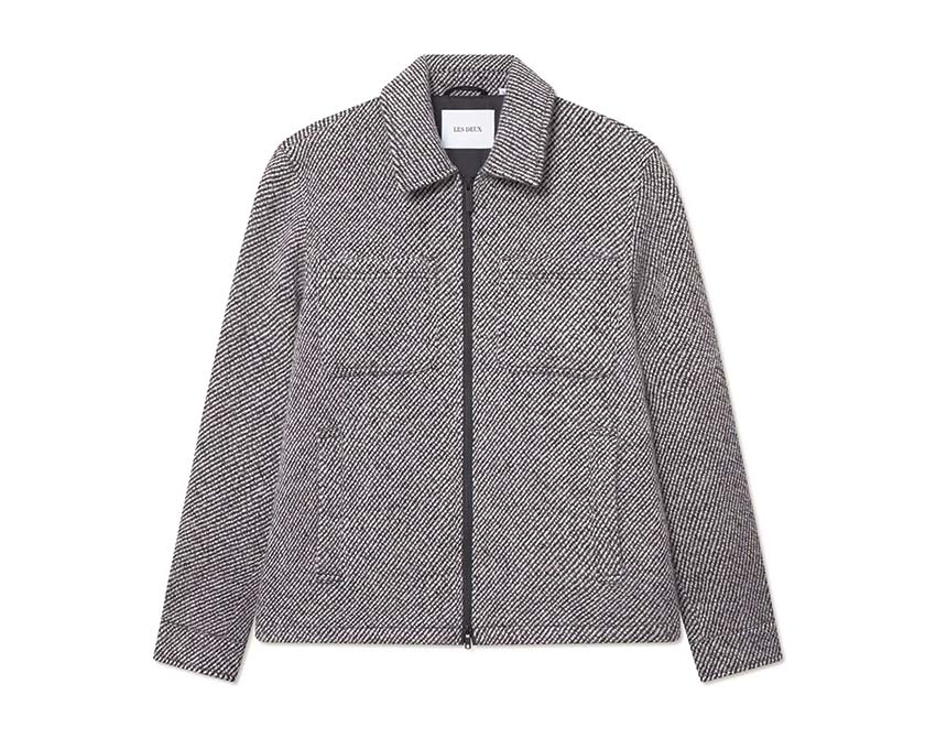 Les Deux Marseille Twill Wool Jacket — veste unisexe en laine twill