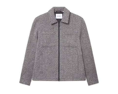 Les Deux Marseille Twill Wool Jacket — veste unisexe en laine twill