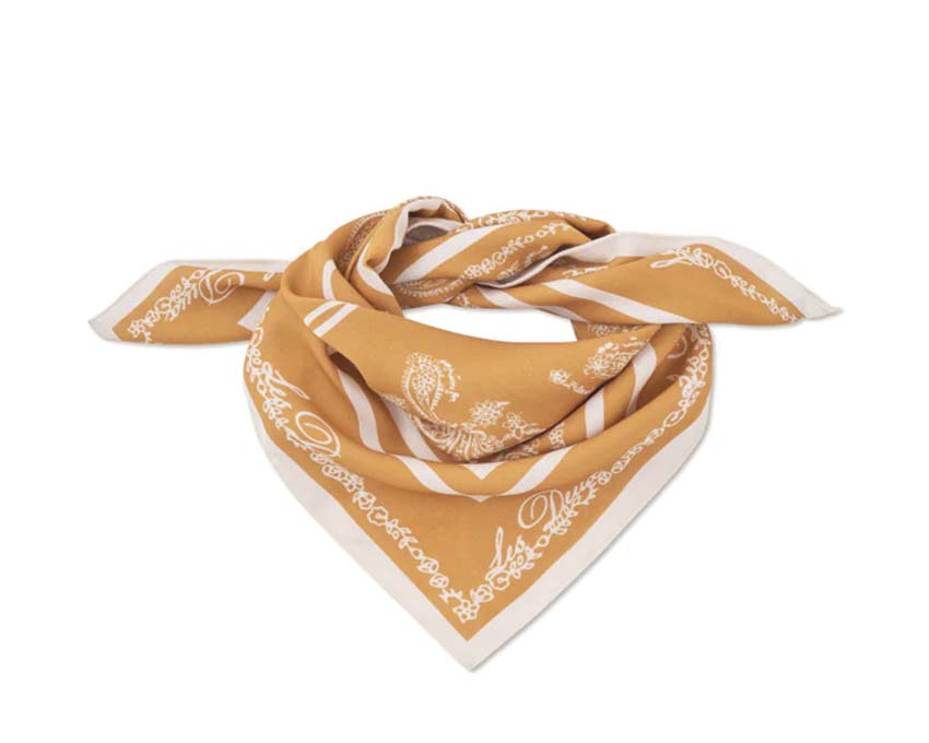 Les Deux Paisley Neckerchief — foulard unisexe motif paisley coloré
