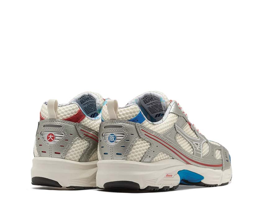 Mizuno MXR Pristine High Risk Red Blue Space vue latérale — tricolore sport