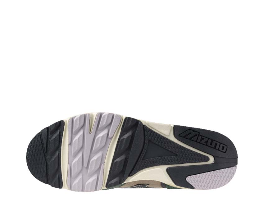 Mizuno Sky Medal Beta White Grey détail — finitions premium Mizuno