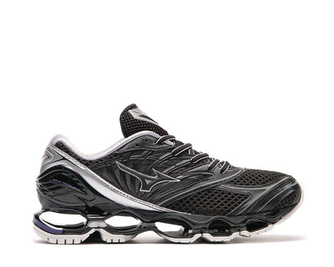 Mizuno Wave Prophecy LS Black Silver Purple Haze — sneaker homme flagship Wave