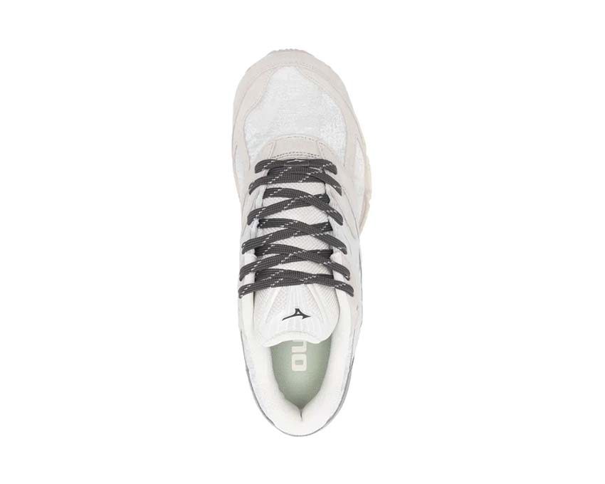 Mizuno Wave Prophecy LS Mimetics détail — imprimé mimétique technologie Wave
