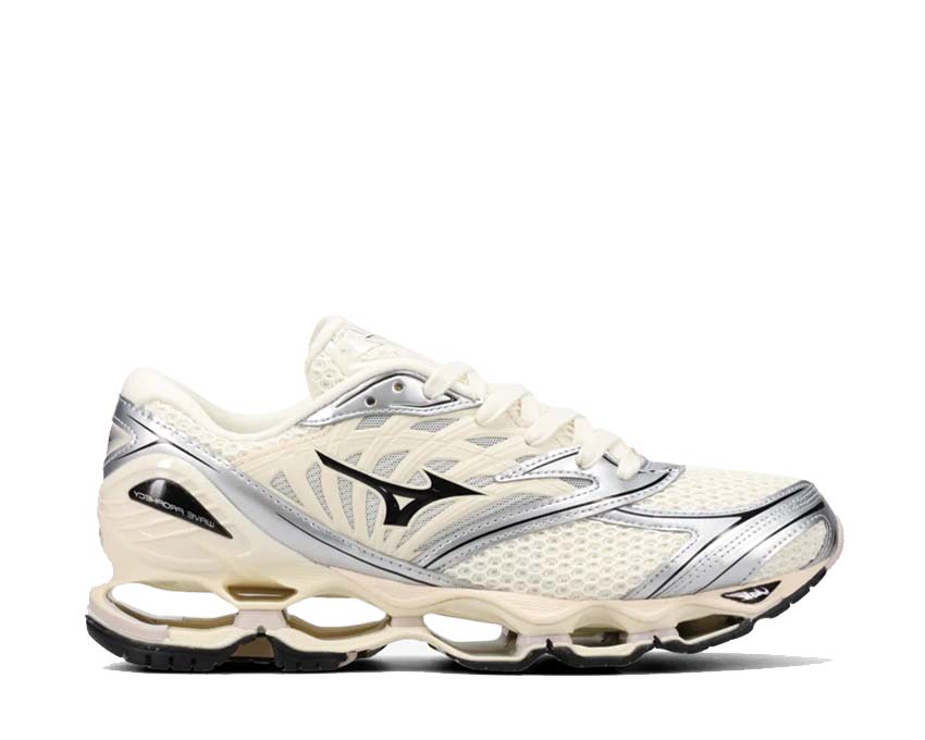 Mizuno Wave Prophecy LS Pristine Black Silver — sneaker homme flagship Wave