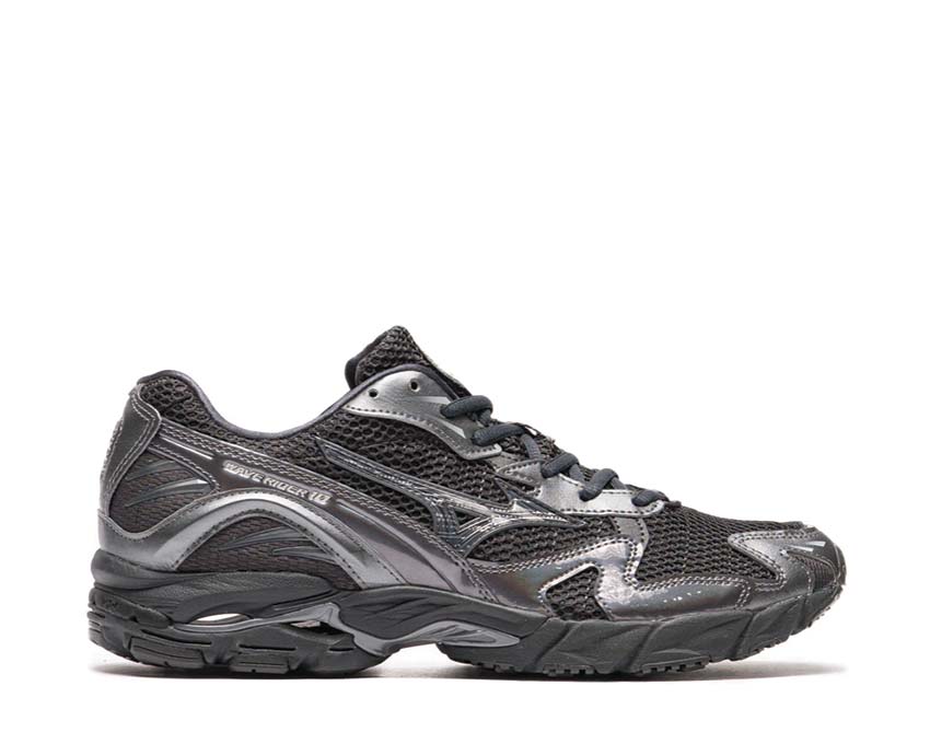 Mizuno Wave Rider 10 Black — men's sneaker retro running black