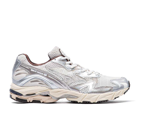 Mizuno Wave Rider 10 Metallic Pack 2 Khaki/Summer Sand — Herren-Sneaker Wave