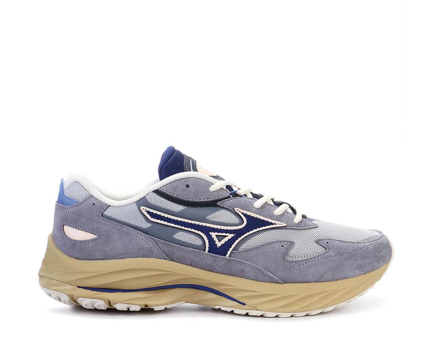 Mizuno Wave Rider Beta Harbor Mist — sneaker homme running lifestyle brume