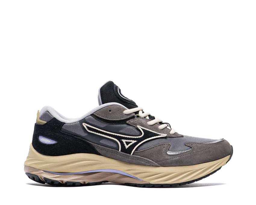 Mizuno Wave Rider Beta White Sand Grey Stone — sneaker homme running lifestyle Wave