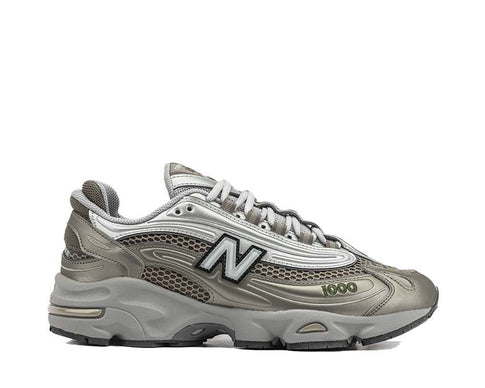 New Balance 1000 Arid Stone/Light Silver/Dark Alpine Green — zapatilla hombre colorway verde alpino montaña