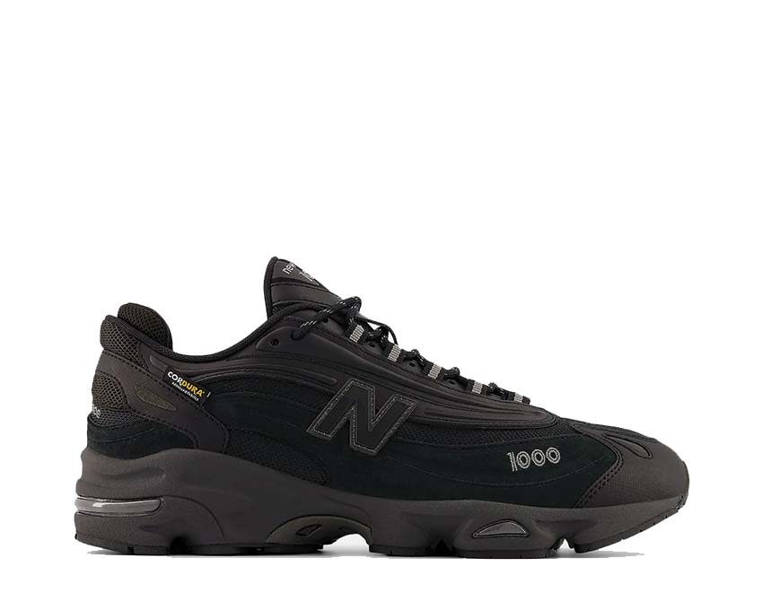 New Balance 1000 Cordura Black — sneaker unisexe tout-terrain coloris noir total