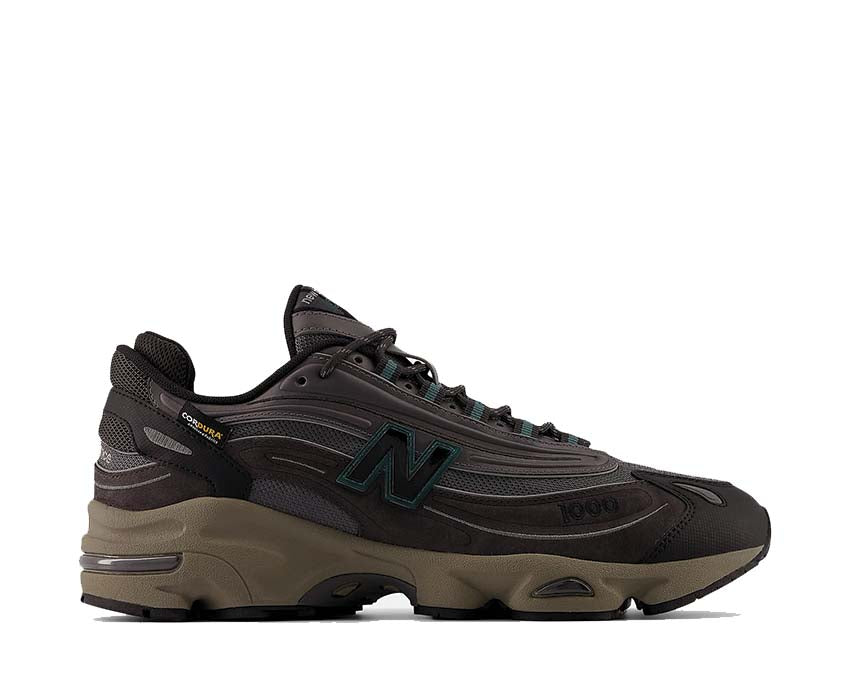 New Balance 1000 Cordura Black Cement — sneaker unisexe coloris noir et gris ciment