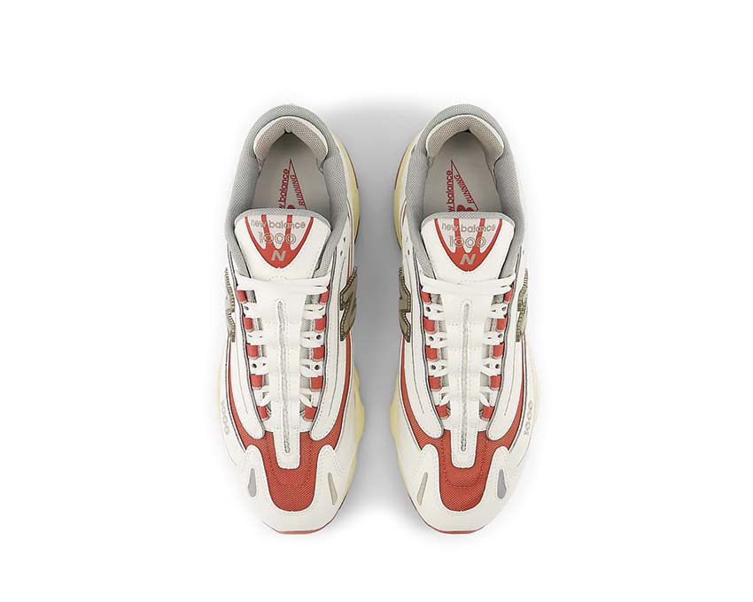 New Balance 1000 Sea Salt Detail — N-Logo bestickt naturfarben