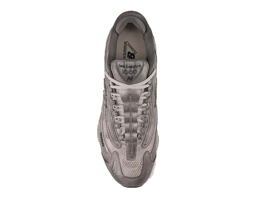 New Balance 1000 Silver Metallic suela — suela trail grip