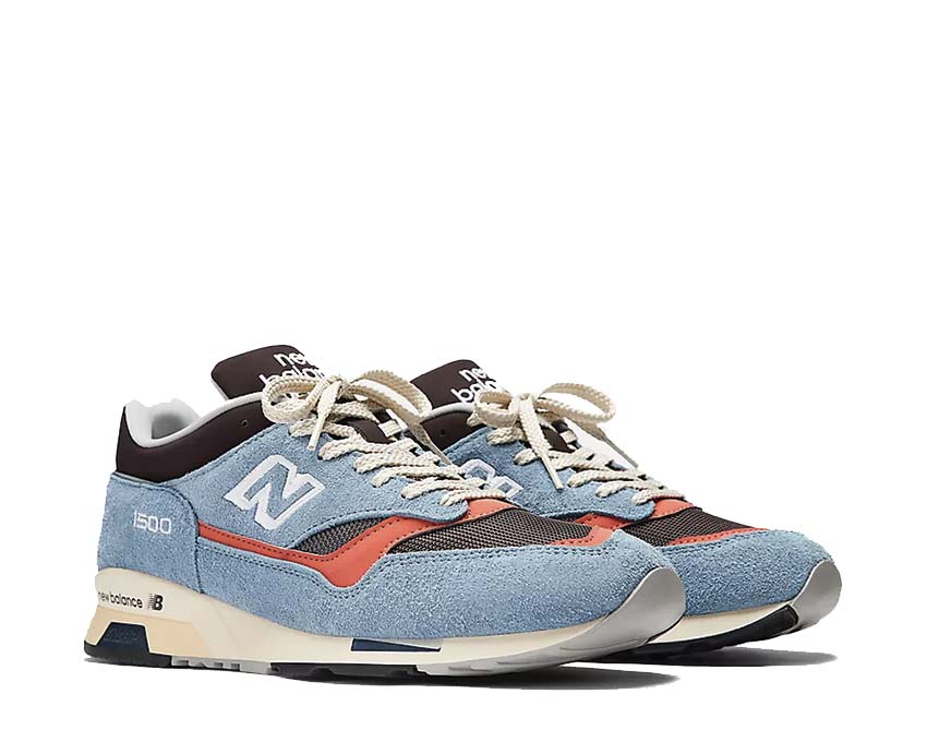 New Balance 1500 Made in UK Dusty Blue vue latérale — silhouette running classique