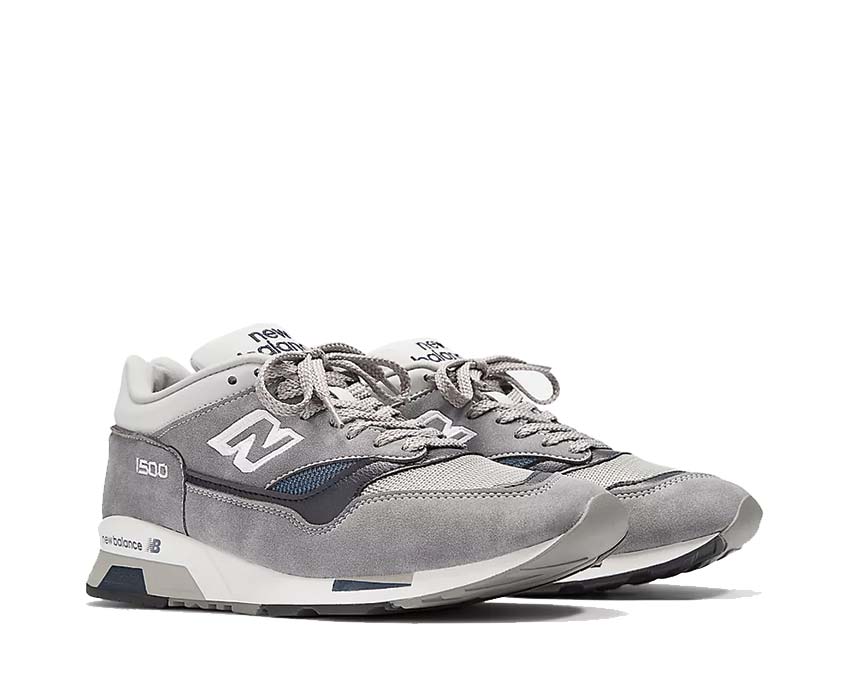 New Balance 1500 Made in UK Steel Gray Dawn Blue vue latérale — profil course