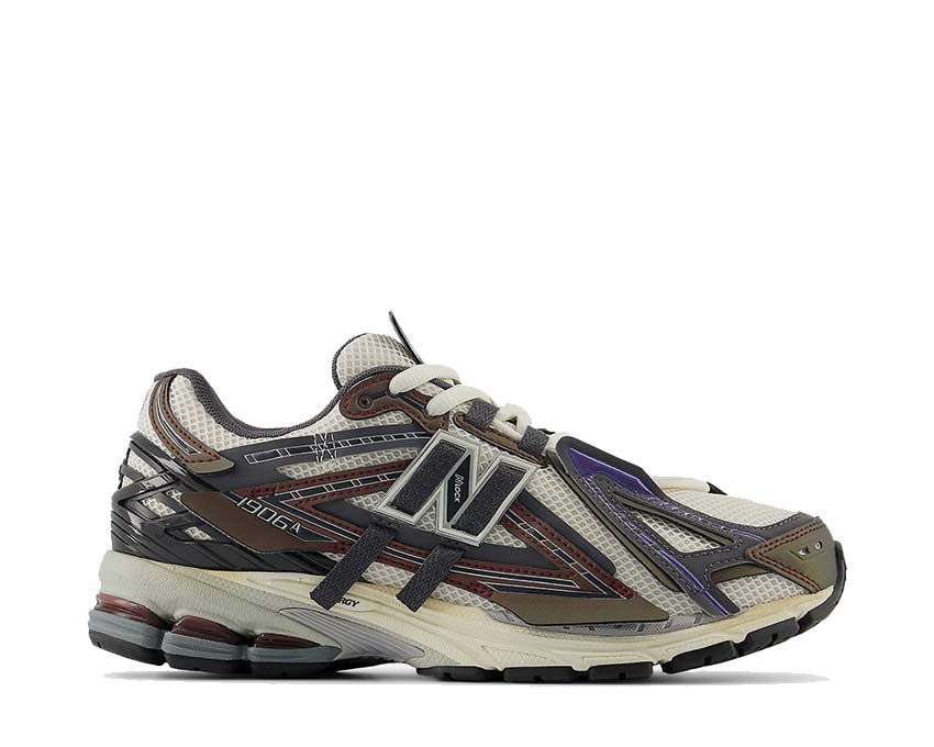New Balance 1906A Classic Crimson/Sea Salt/Black Cement — sneaker homme protection contre les intempéries