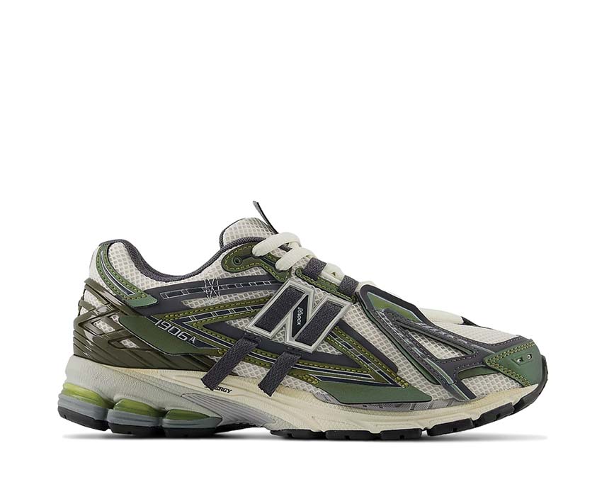 New Balance 1906A Olive Juice/Sea Salt/Woodland — men's sneaker natural olive colourway