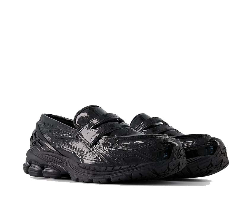 New Balance 1906L Black side view — leather profile