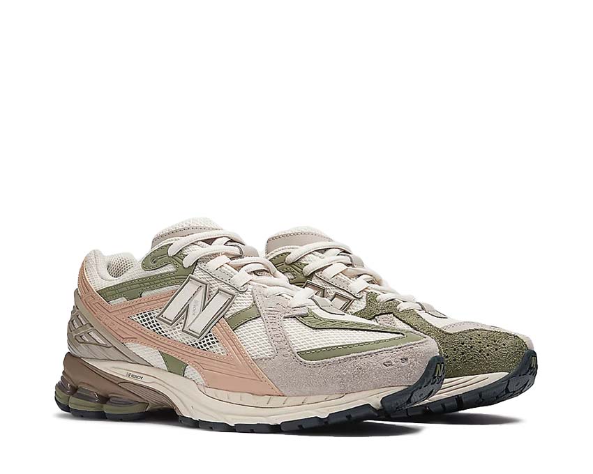 New Balance 1906N Linen Seitenansicht — robustes Multi-Material Obermaterial