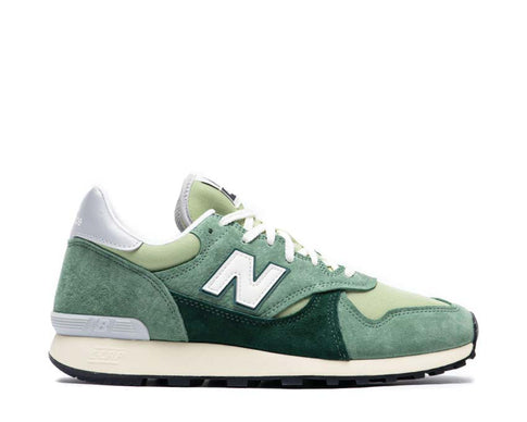 New Balance 475 Everglade Green Mallard Green — Herren Sneaker Naturfarben