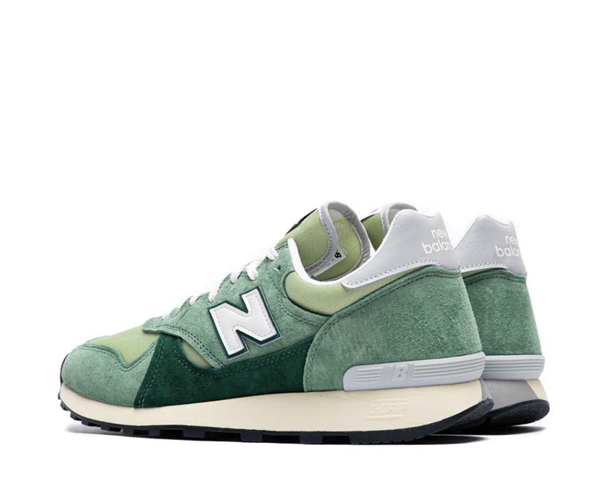 New Balance 475 Everglade Green Mallard Green Sohle — Gummisohle Grip