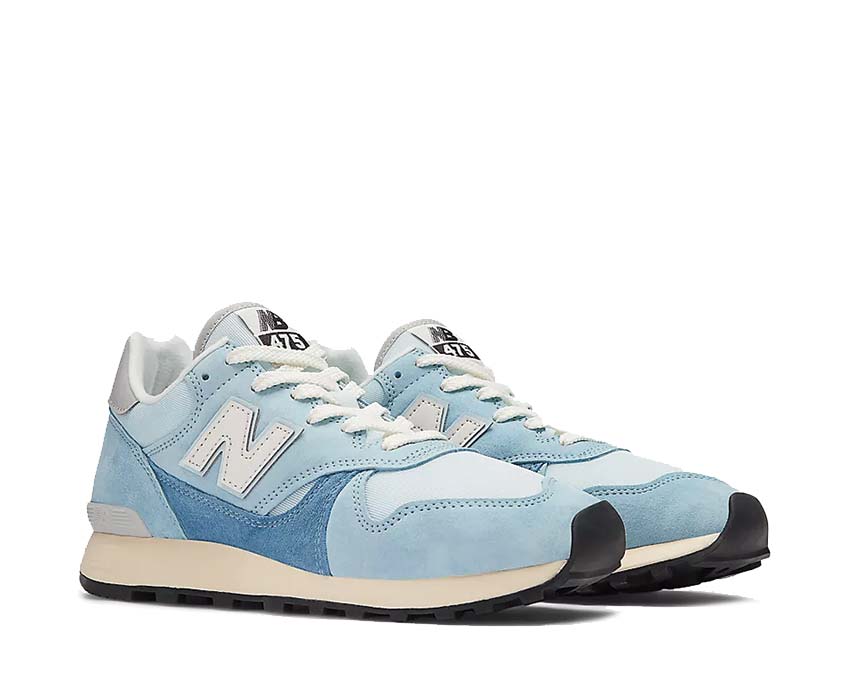 New Balance 475 Everglade Green Mallard Green vue latérale — silhouette trail urbain