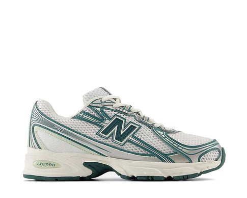 New Balance 740 White Marsh Green — sneaker homme running années 2000