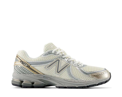 New Balance 860v2 Sea Salt Gold Metallic — zapatilla hombre running retro