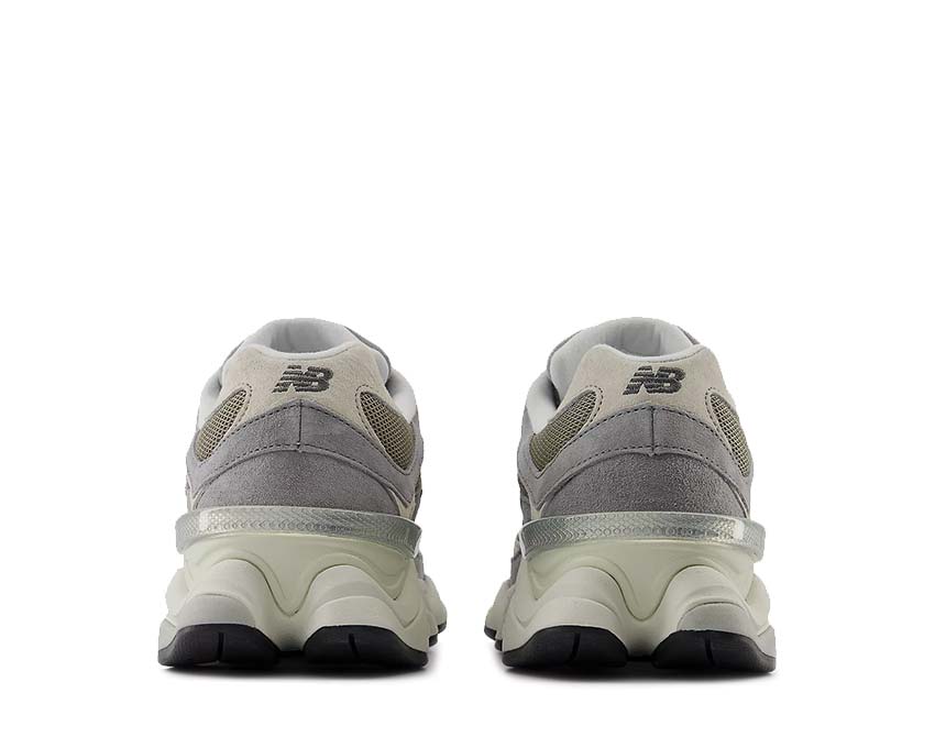 New Balance 9060 Slate Grey/Arid Stone/Timberwolf semelle — amorti SBS avec plot de gomme